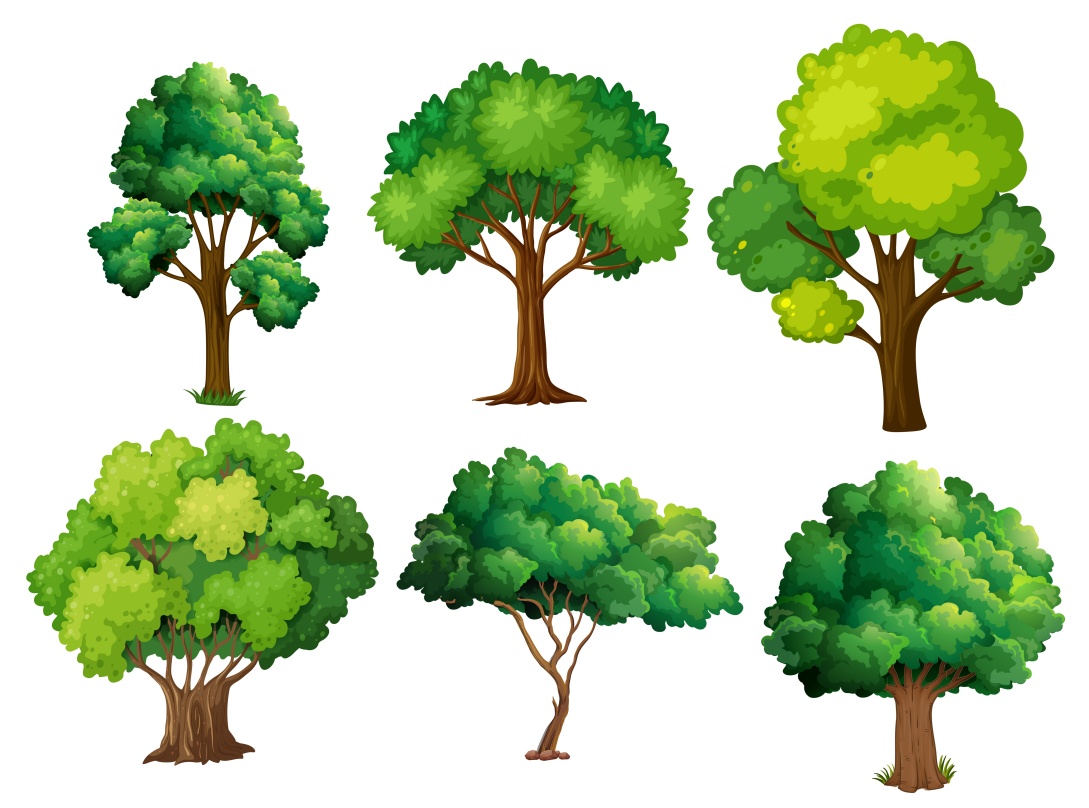 [그래픽소스] EPS 나무 동화 디자인 1