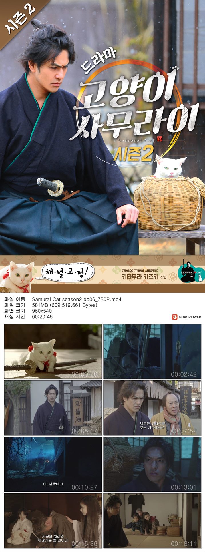 [고양이사무라이 시즌 2]HD 일드 완결 마성의 고양이 E06 mlnw 토렌트
