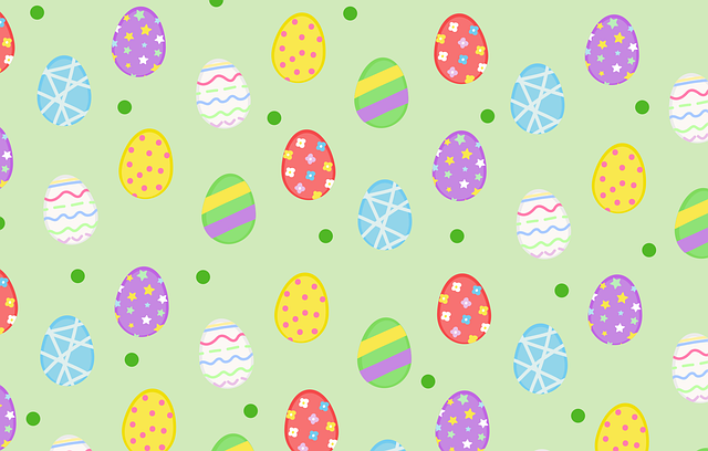 [그래픽소스] SVG 귀여운 부활절 계란 모음 백터 일러스트 파일