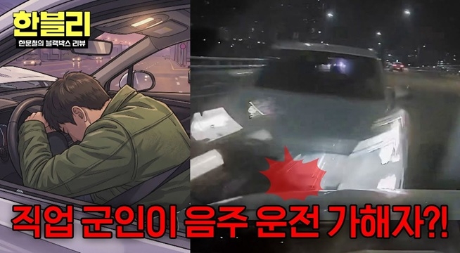 만취 상태로 운전한 직업 군인?! 일가족을 향해 돌진한 차량